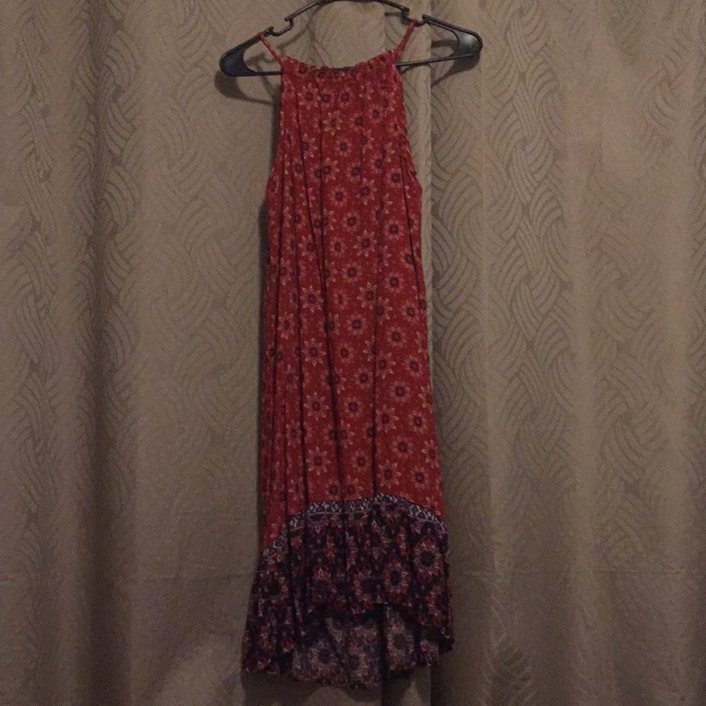 Girls long floral dress